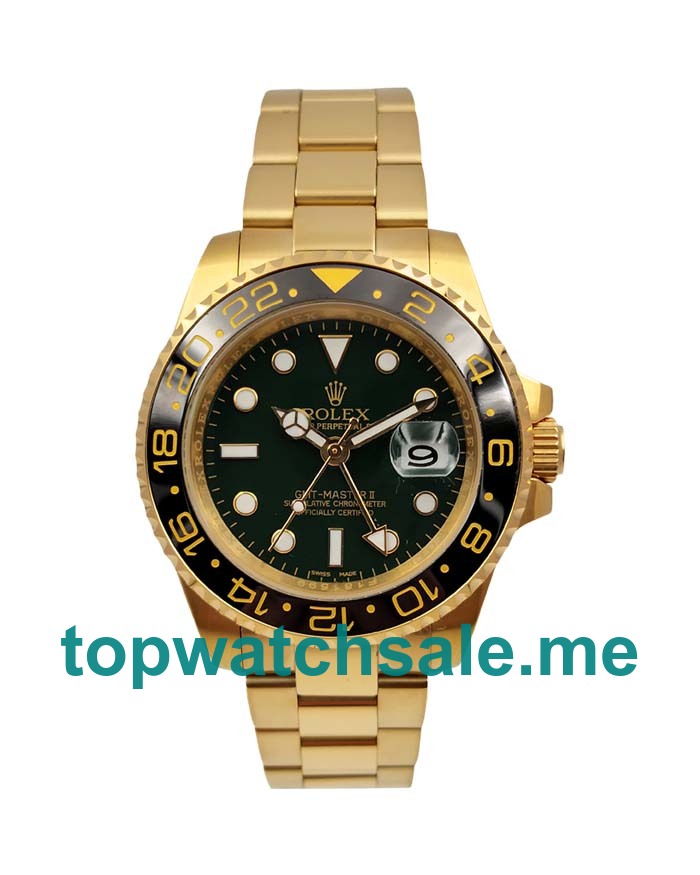 UK AAA Rolex GMT-Master II 116718 40 MM Green Dials Men Replica Watches