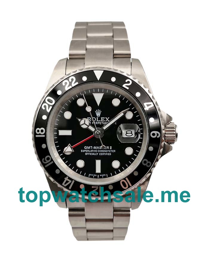 UK AAA Rolex GMT-Master II 16710 LN 40 MM Black Dials Men Replica Watches