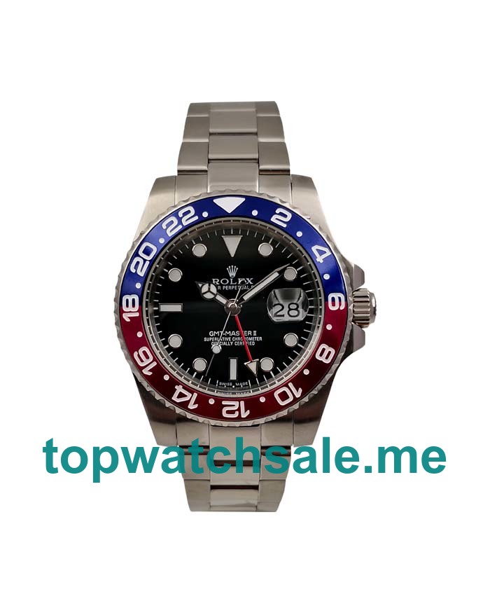 UK AAA Rolex GMT-Master II 116719 BLRO 40 MM Black Dials Men Replica Watches