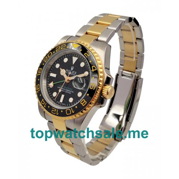 UK AAA Rolex GMT-Master II 116713 LN 40 MM Black Dials Men Replica Watches