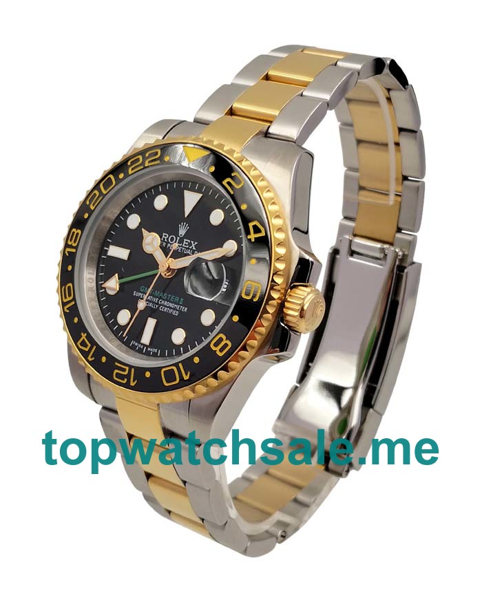 UK AAA Rolex GMT-Master II 116713 LN 40 MM Black Dials Men Replica Watches