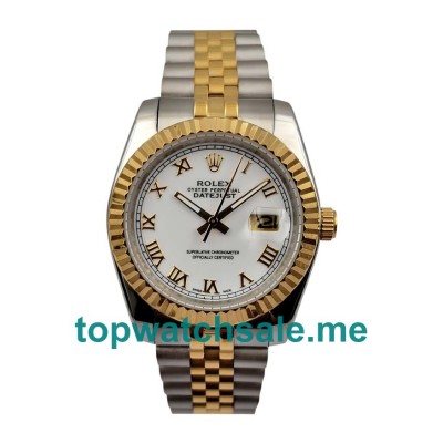 UK AAA Rolex Datejust 116233 36 MM White Dials Men Replica Watches