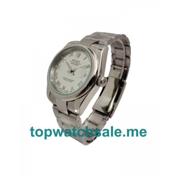 UK AAA Rolex Datejust 116200 36 MM Silver Dials Men Replica Watches
