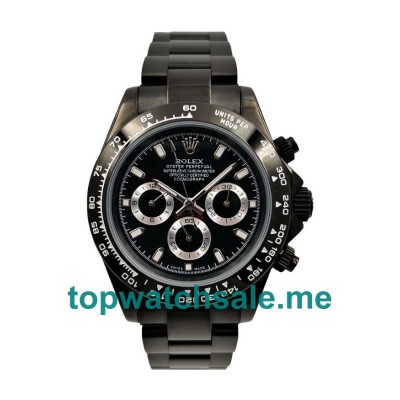 UK AAA Rolex Daytona 116500 40 MM Black Dials Men Replica Watches