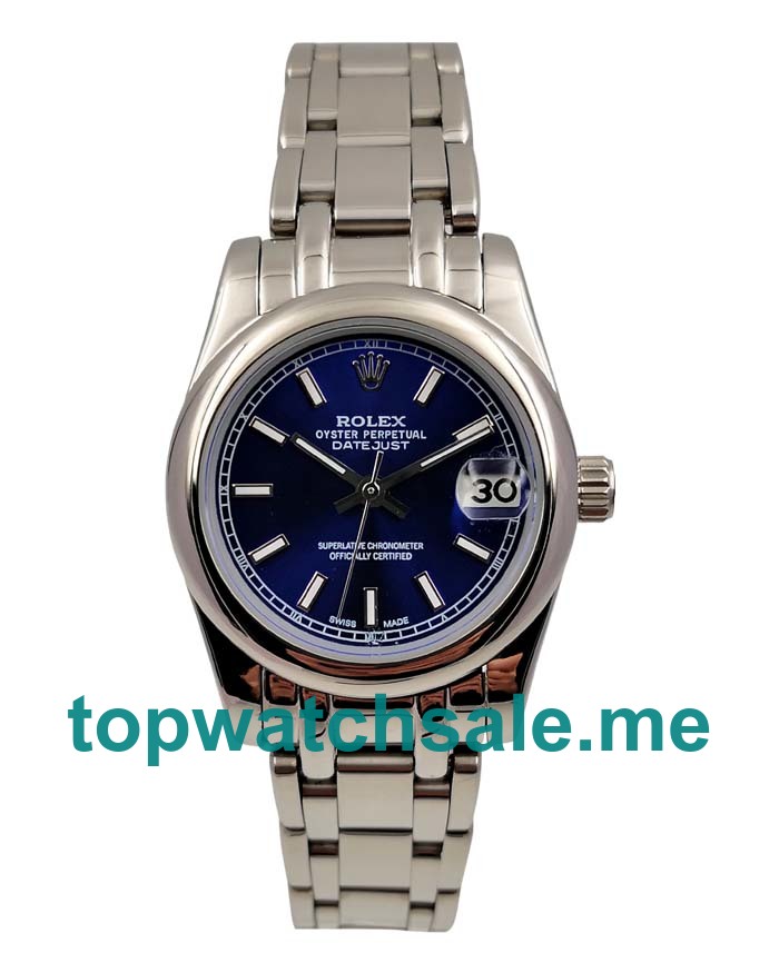 UK AAA Rolex Datejust 178240 31 MM Blue Dials Unisex Replica Watches