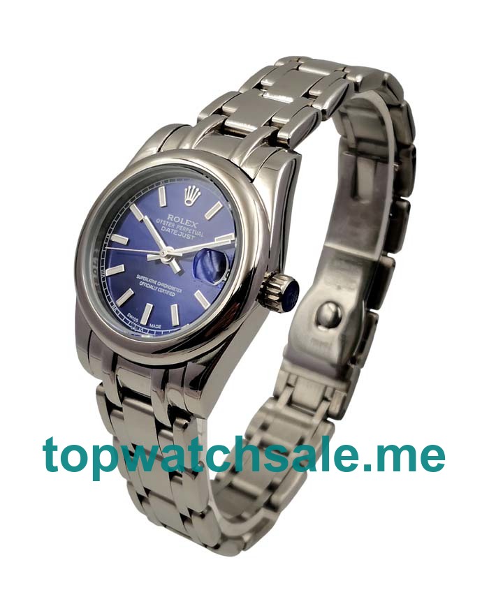 UK AAA Rolex Datejust 178240 31 MM Blue Dials Unisex Replica Watches