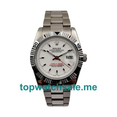 UK AAA Rolex Datejust Turn-O-Graph 116264 36 MM White Dials Men Replica Watches