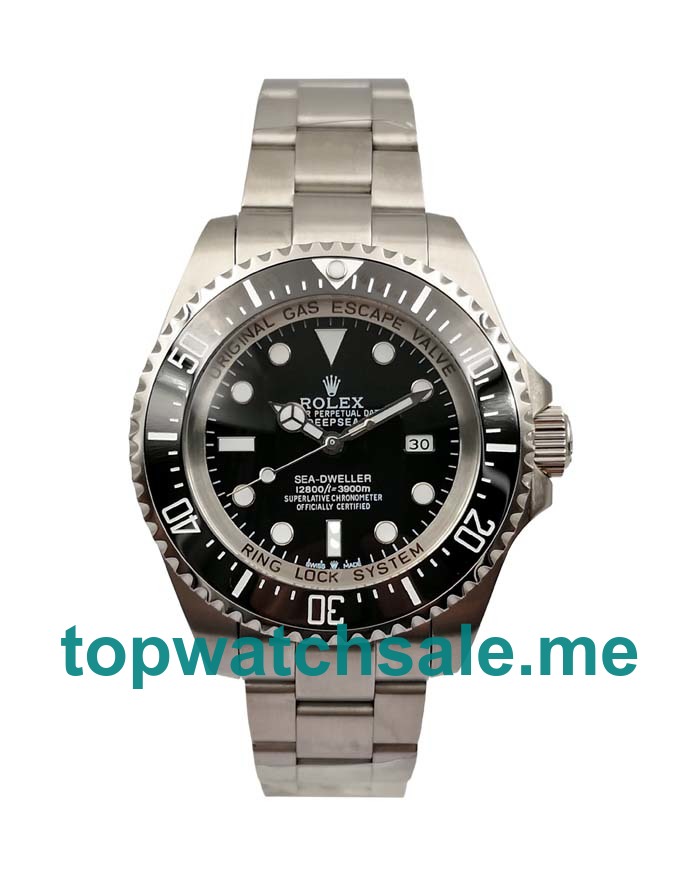 UK AAA Rolex Sea-Dweller Deepsea 116660 44 MM Black Dials Men Replica Watches