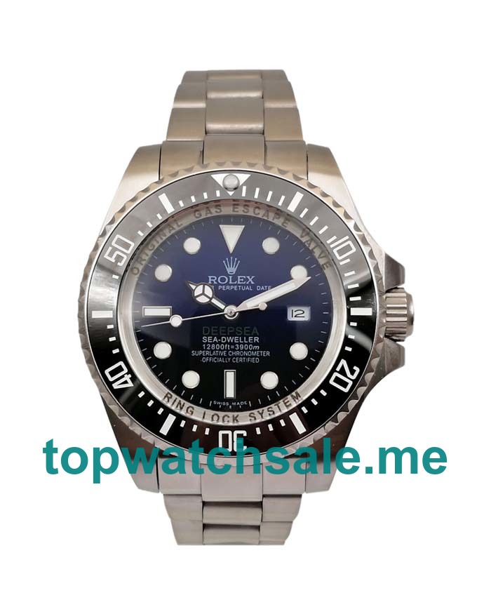 UK AAA Rolex Sea-Dweller Deepsea 116660 44 MM Black & Blue Dials Men Replica Watches