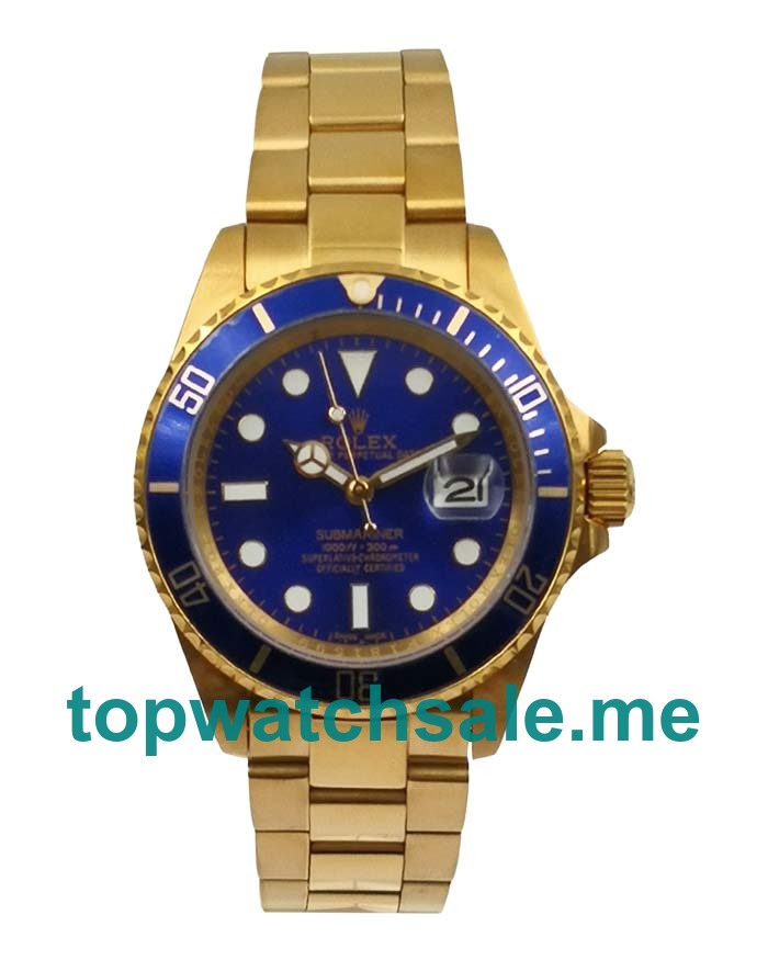 UK AAA Rolex Submariner 116618 LB 40 MM Blue Dials Men Replica Watches