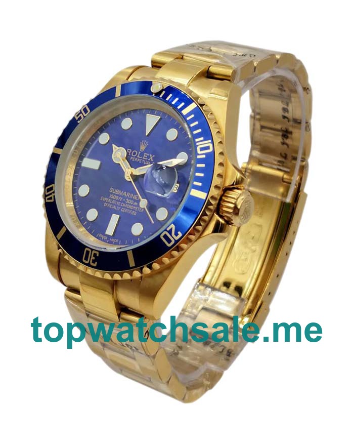 UK AAA Rolex Submariner 116618 LB 40 MM Blue Dials Men Replica Watches