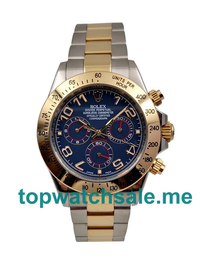 UK AAA Rolex Replica Daytona 116523 40 MM Blue Dials Men Replica Watches