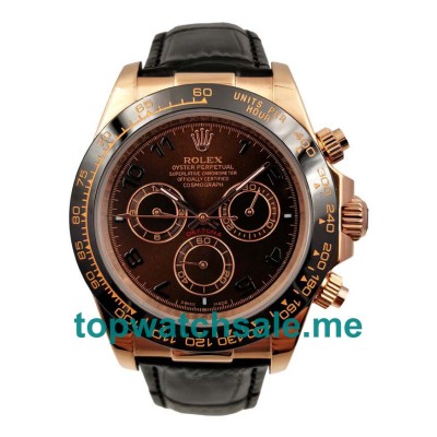 UK Rolex Daytona 116515 40 MM Chocolate Dials Men Replica Watches 