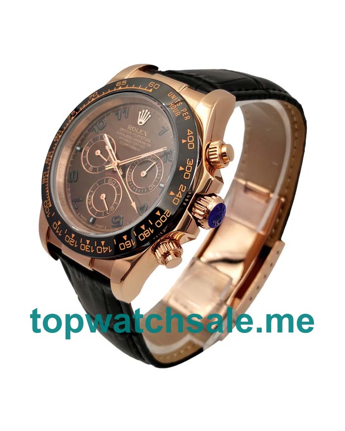 UK Rolex Daytona 116515 40 MM Chocolate Dials Men Replica Watches 