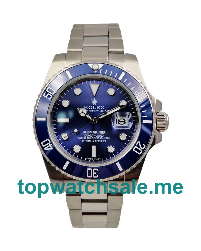 UK AAA Rolex Submariner 116619 LB 40 MM Blue Dials Men Replica Watches