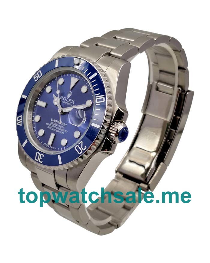 UK AAA Rolex Submariner 116619 LB 40 MM Blue Dials Men Replica Watches