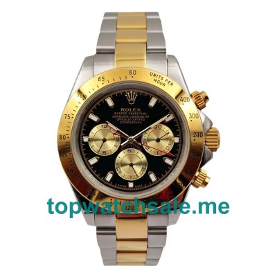 UK AAA Rolex Daytona 116523 40 MM Black Dials Men Replica Watches