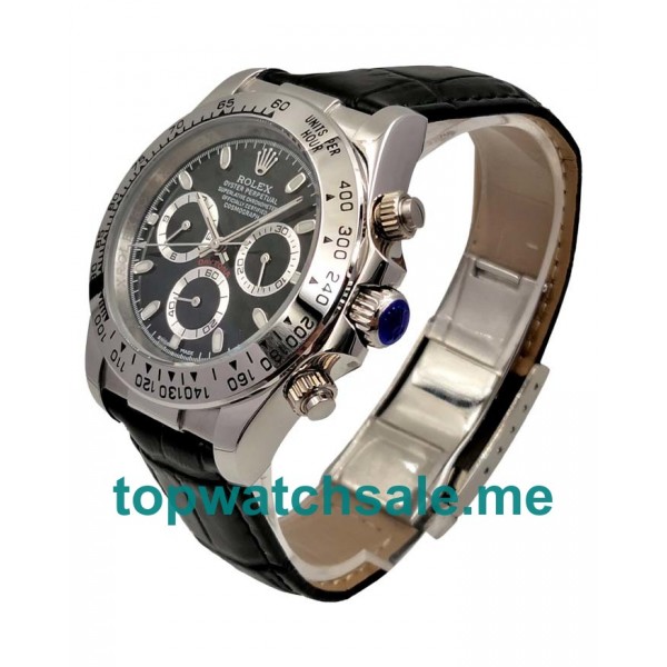 UK AAA Rolex Daytona 116519 40 MM Black Dials Men Replica Watches