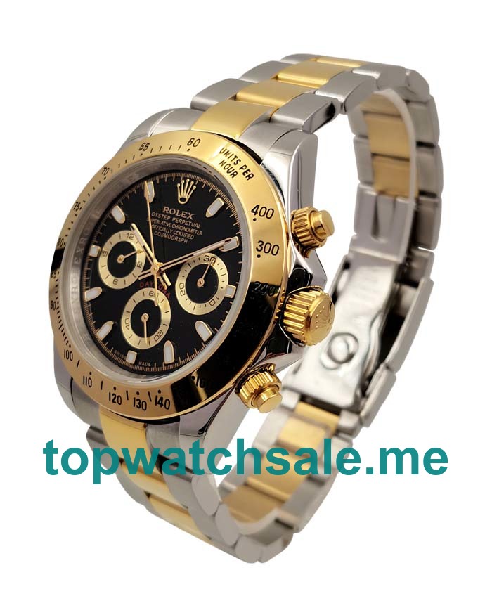 AAA Rolex Daytona 116523 40 MM Black Dials Men Replica Watches