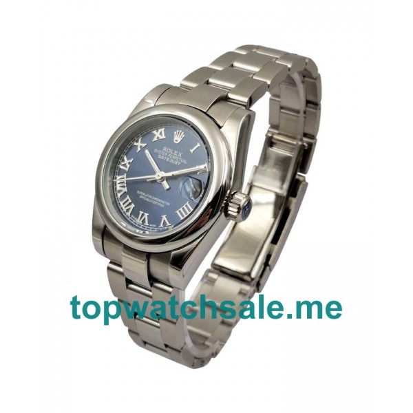 UK AAA Rolex Datejust 178240 31 MM Blue Dials Unisex Replica Watches