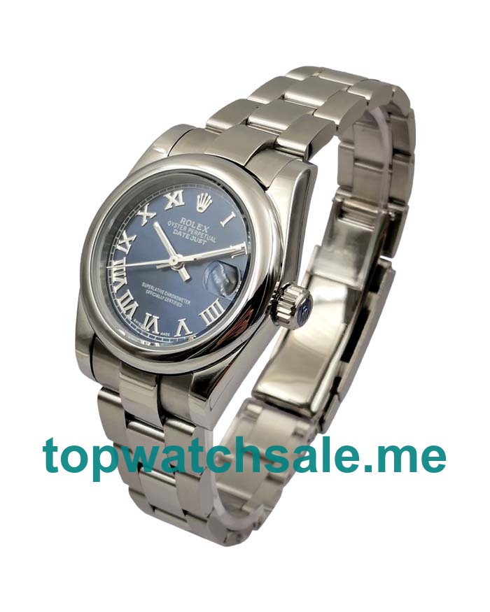 UK AAA Rolex Datejust 178240 31 MM Blue Dials Unisex Replica Watches