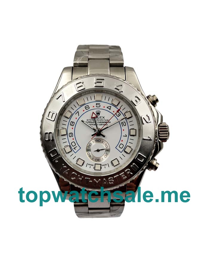 UK AAA Rolex Yacht-Master II 116689 44 MM White Dials Men Replica Watches