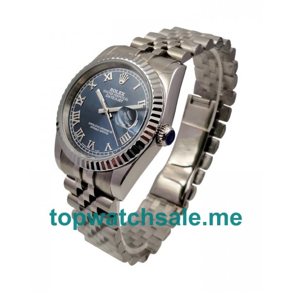 UK AAA Rolex Datejust 116234 36 MM Blue Dials Men Replica Watches