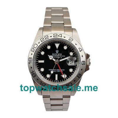 UK AAA Rolex Explorer II 16570 40 MM Black Dials Men Replica Watches