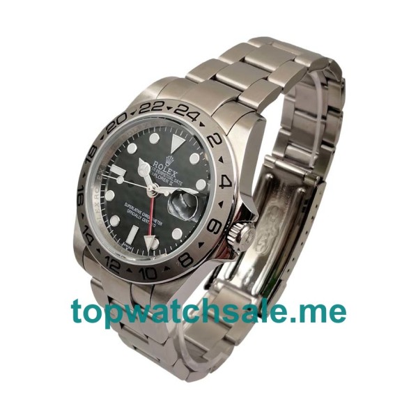 UK AAA Rolex Explorer II 16570 40 MM Black Dials Men Replica Watches