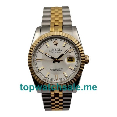 UK AAA Rolex Datejust 116233 36 MM Silver Dials Men Replica Watches