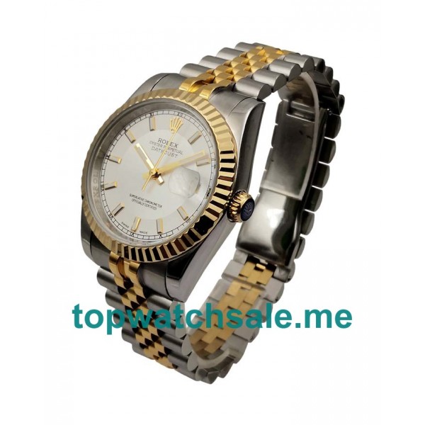 UK AAA Rolex Datejust 116233 36 MM Silver Dials Men Replica Watches