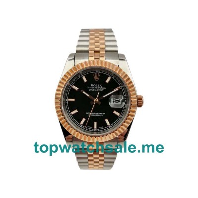 UK AAA Rolex Datejust 116231 36 MM Black Dials Men Replica Watches