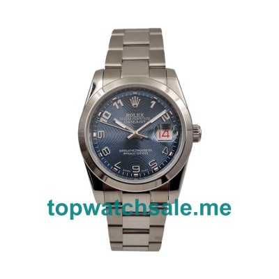 UK AAA Rolex Datejust 116200 36 MM Blue Dials Men Replica Watches