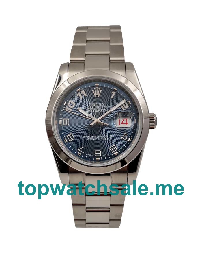 UK AAA Rolex Datejust 116200 36 MM Blue Dials Men Replica Watches