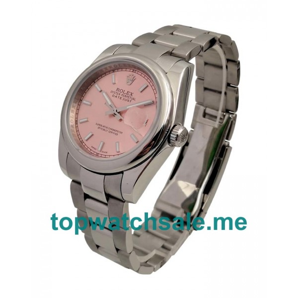 UK AAA Rolex Datejust 116200 36 MM Pink Dials Men Replica Watches