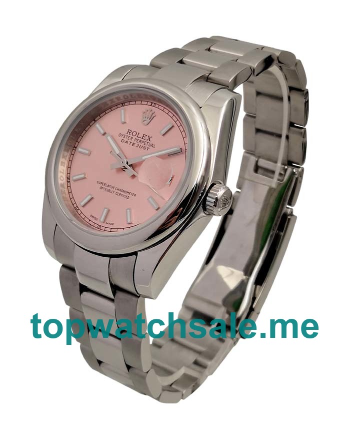 UK AAA Rolex Datejust 116200 36 MM Pink Dials Men Replica Watches