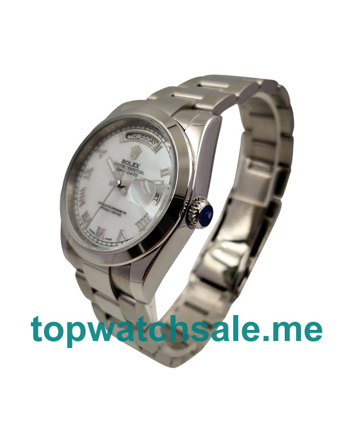 UK AAA Rolex Day-Date 118239 36 MM White Dials Men Replica Watches