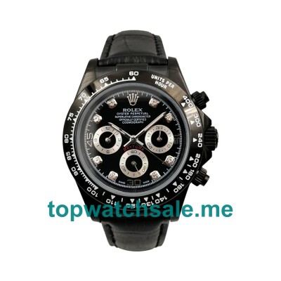 UK AAA Rolex Daytona 116519 40 MM Black Dials Men Replica Watches
