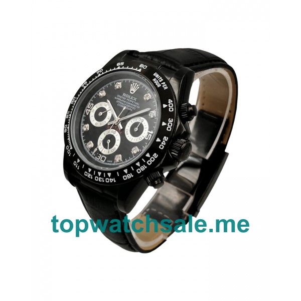 UK AAA Rolex Daytona 116519 40 MM Black Dials Men Replica Watches