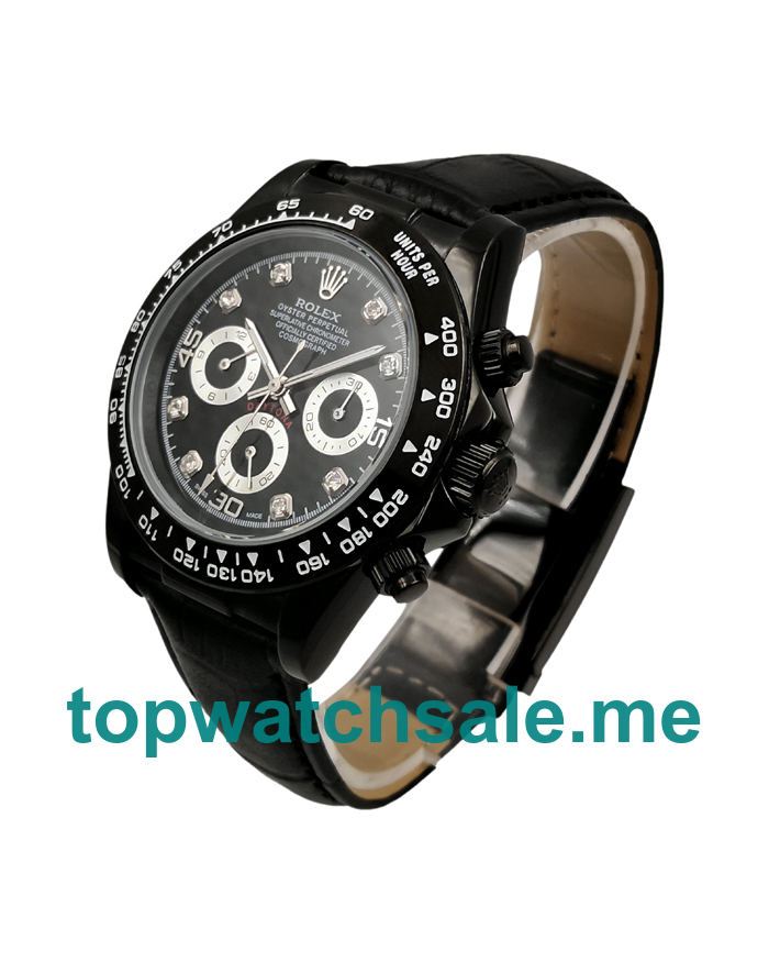 UK AAA Rolex Daytona 116519 40 MM Black Dials Men Replica Watches