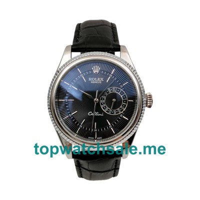 UK Swiss Made Rolex Replica Cellini 50519 39 MM Black Dials Men Replica Watches