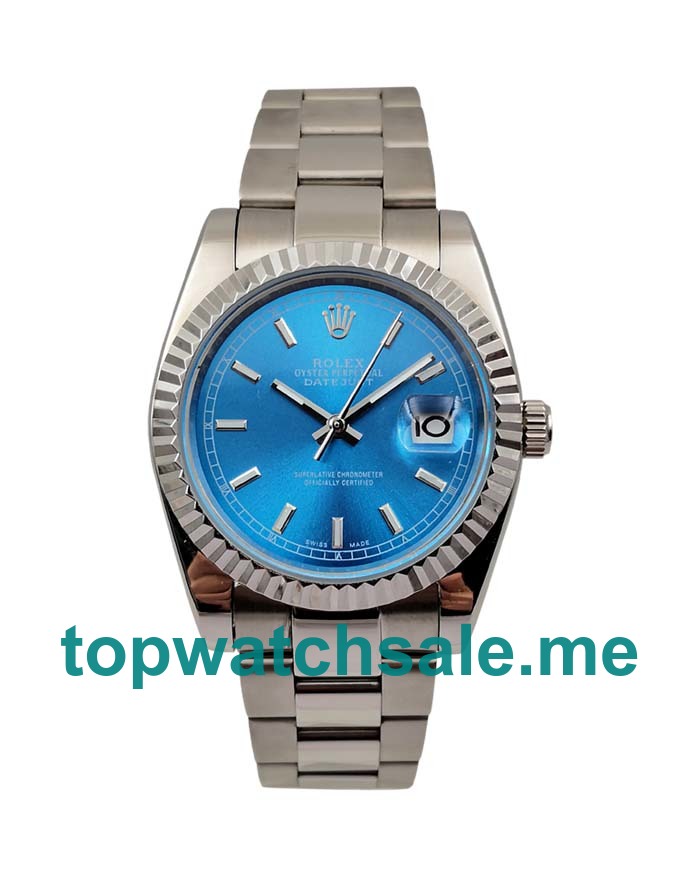 UK AAA Rolex Datejust 116234 36 MM Blue Dials Men Replica Watches