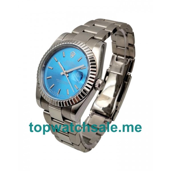 UK AAA Rolex Datejust 116234 36 MM Blue Dials Men Replica Watches