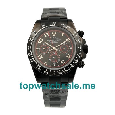 UK AAA Rolex Replica Daytona 116519 40 MM Black Dials Men Replica Watches