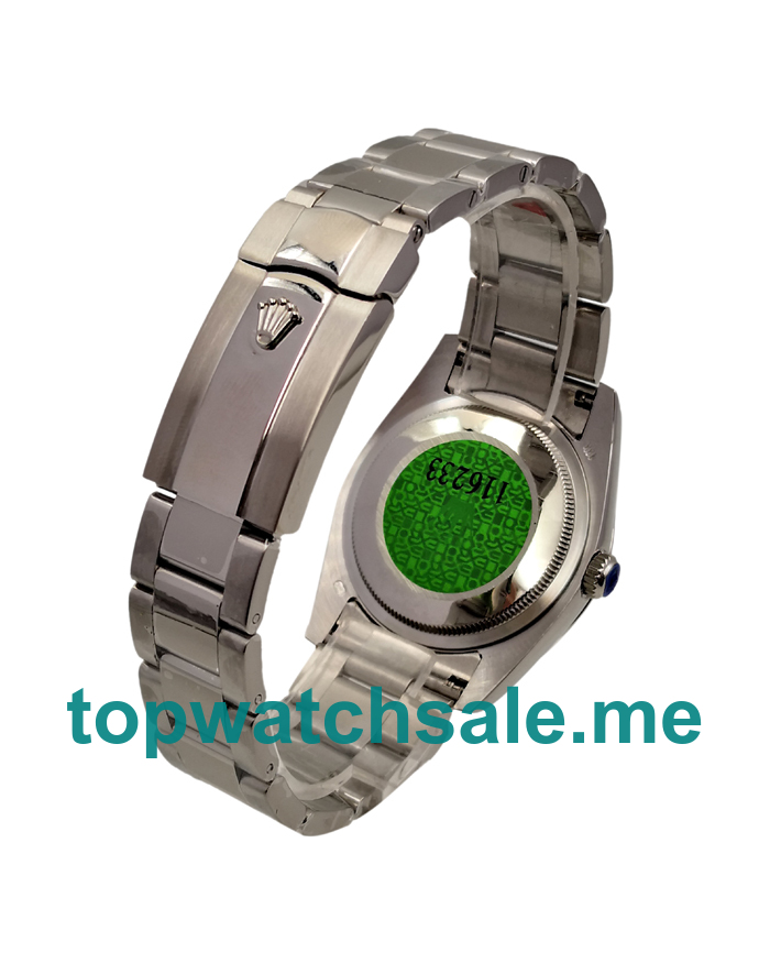 UK AAA Luxury Rolex Datejust 116200 36 MM White Dials Men Replica Watches