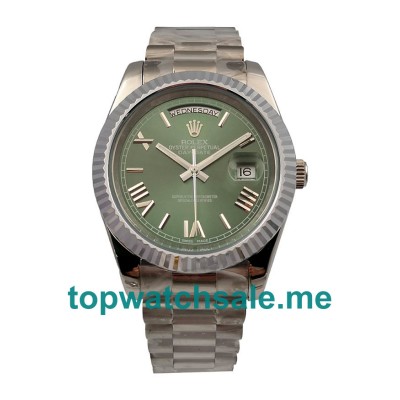 UK AAA Rolex Day-Date II 228239 41 MM Green Dials Men Replica Watches