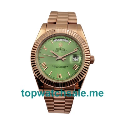 UK AAA Rolex Day-Date 228235 40 MM Green Dials Men Replica Watches