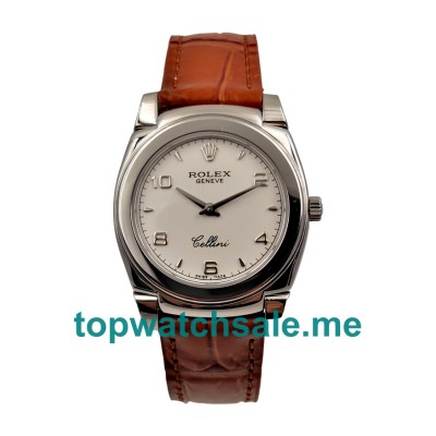 UK AAA Rolex Cellini 5330 36 MM White Dials Men Replica Watches