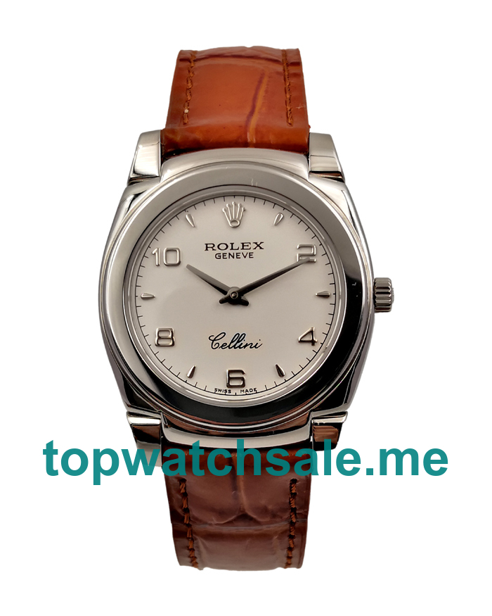 UK AAA Rolex Cellini 5330 36 MM White Dials Men Replica Watches