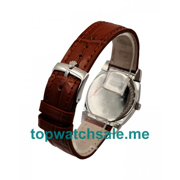 UK AAA Rolex Cellini 5330 36 MM White Dials Men Replica Watches